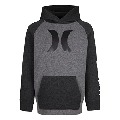 Abbildung von Hurley Jungen Natuals Icon Pullover Sweatshirt, Kohle (Charcoal Heather), 10 años