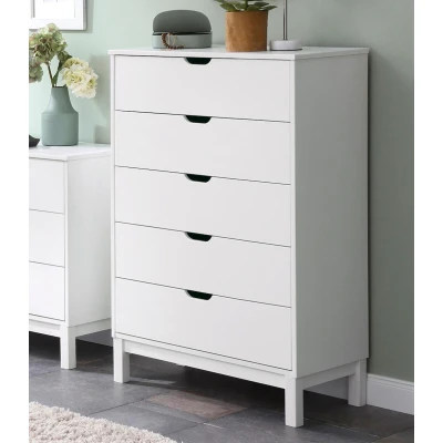 Abbildung von Home affaire Kommode &quot;Post&quot;, massives Kiefernholz, mit vielen Stauraummöglichkeiten, Breite 76 cm