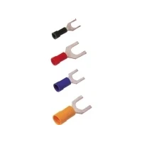 Abbildung von ELPRESS Isolierter Gabelkabelschuh A2543G, 1,5 2,5mm², M4 (100 Stk.)