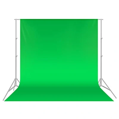 Abbildung von Neewer 3 x 3,6M PRO Photo Studio Premium Polyester Faltbarer Hintergrund für Fotografie, Video und Fernsehen (NUR Hintergrund) GRÜN