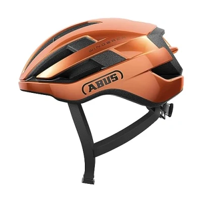 Abbildung von ABUS Rennradhelm WingBack einfacher Roadhelm für sportliches Fahren im Alltag und in der Freizeit Erwachsene Jugendliche Orange, Größe M