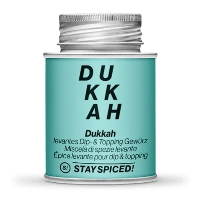 Abbildung von STAY SPICED ! I Dukkah Dip &amp; Topping Gewürz NENI HAYA MOLCHO Levante Küche perfekt für Vegetarisch und Vegan 100% natürliche Inhaltsstoffe