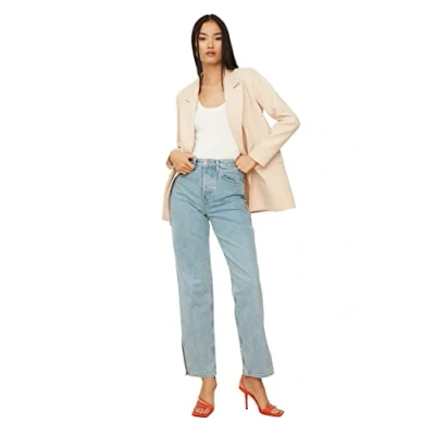 Abbildung von Trendyol Damen Tket Bey toket blazer Beige , Beige, 36 EU
