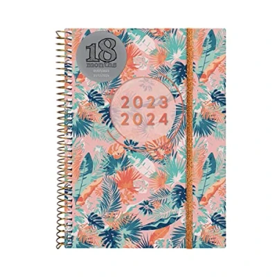 Abbildung von Finocam Terminkalender Espiral 18 Monate 2023 2024 Wochenansicht Horizontal Juli bis Dezember (18 Monate) Girl International
