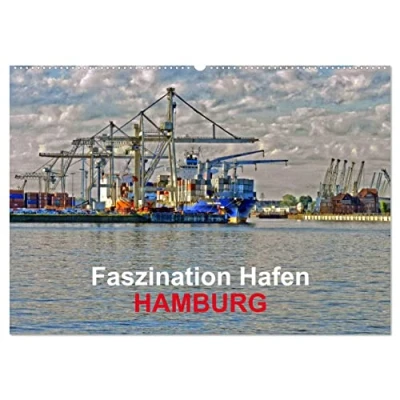 Abbildung von Faszination Hafen Hamburg (Wandkalender 2025 DIN A2 quer), CALVENDO Monatskalender