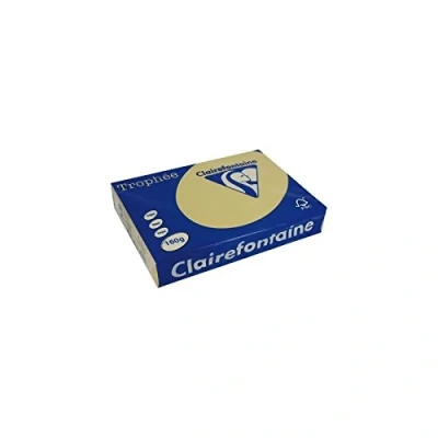 Abbildung von 4 x Clairefontaine Kopierpapier Trophee A4 160g/qm VE=250 Blatt camel