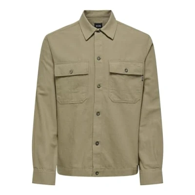 Abbildung von Only &amp; Sons Onskennet Hemd chinchilla, Herren, Größe: XL, Chinchilla