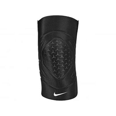 Abbildung von Nike Pro Closed Patella Knieschoner 3.0 Größe S, Schwarz für optimalen Halt beim Laufen