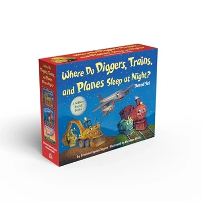 Abbildung von Where Do Diggers, Trains, and Planes Sleep at Night? Board Book Boxed Set (Where Do...Series)