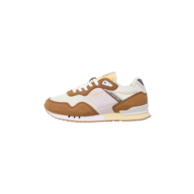 Abbildung von Pepe Jeans London GLAM G Sneaker low für Kinder, Größe: 36, Cognac brown Schuhe