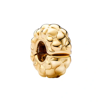 Abbildung von PANDORA Bead Moments Stopper Charm mit Nieten, vergoldet