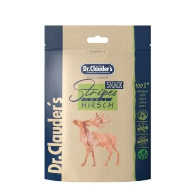 Abbildung von Dr.Clauder ́s Stripes Snack Hirsch 80g