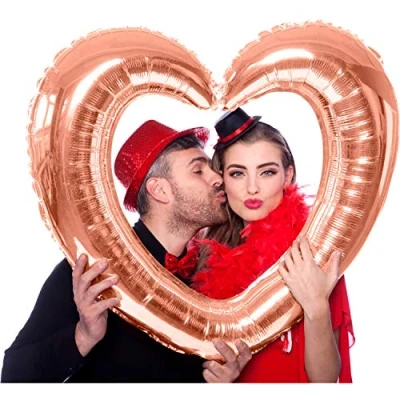 Abbildung von Selfie Rahmen Hart Rose Gold 80x70cm