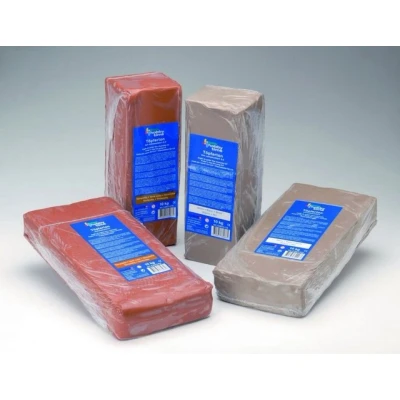 Abbildung von Glorex Bastelnaturmaterial Töpferton 10 kg, weiß, feinschamottiert 0,5