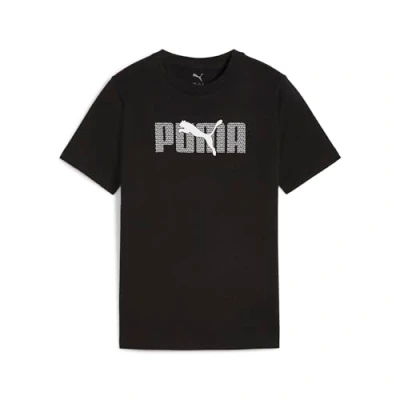 Abbildung von Puma Jungen ESS Logo Lab Tee B T Shirts, Black, 128 EU
