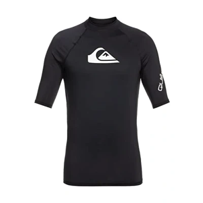 Abbildung von Quiksilver ALL TIME Surfshirt, Herren, Größe: Medium, Black