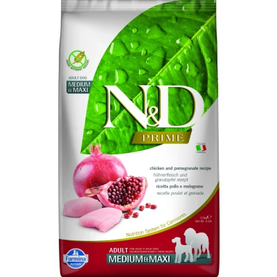 Abbildung von N&amp;D PRIME DOG Adult M/L Huhn &amp; Granatapfel varianten 2,5 kg