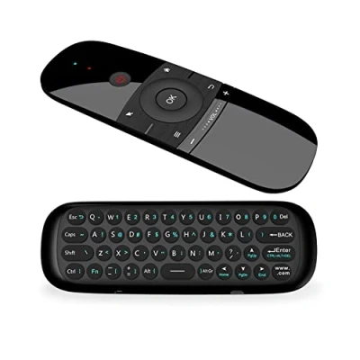 Abbildung von Air Mouse Fernbedienung mit IR Lernfunktion, 2.4G Remote Control Tastatur und Maus Funktion für Android TV Boxen (Nvidia Shield), Smart TV,Computer,Projektor,HTPC,Media Player