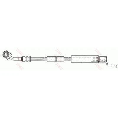 Abbildung von TRW PHD442 Bremsschläuche 454 3/8 24 UNF JEEP: WRANGLER 2, Cherokee II