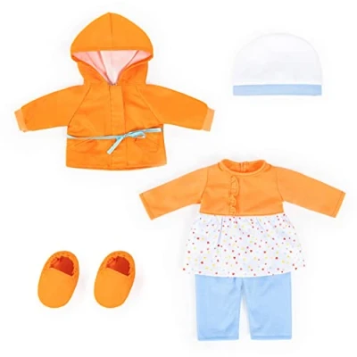 Abbildung von Bayer Puppenkleidung Kleid/Hose orange (Set, 5 tlg)
