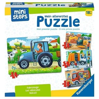 Abbildung von Ravensburger Puzzle ministeps 4194 Mein allererstes Puzzle: Fahrzeuge 4..., Puzzleteile