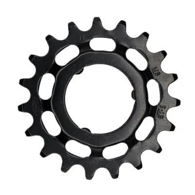 Abbildung von KMC Unisex Adult KB 18 S E Bike Kettenblatt für Shimano Schaltungsnaben, 1/2&quot; x 1/8&quot;, CrMo Stahl, Schwarz, quot