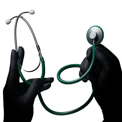 Abbildung von Flachkopf Stethoskop, Med Comfort, grün, 1 Stück Hochwertiges Stethoskop für Ärzte und Krankenschwestern