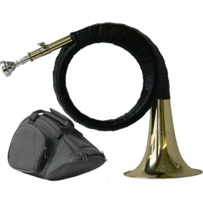Abbildung von Steinbach Jagdhorn Fürst Pless Horn mit Stimmzug im Deluxe Softcase