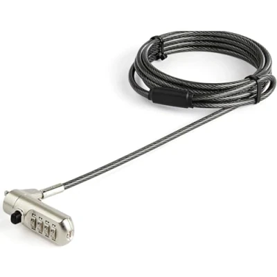 Abbildung von StarTech.com Laptopschloss (2m Kabel, Nano Lock, individuell wählbare Kombination, Anti Theft)