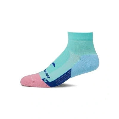 Abbildung von BROOKS 280499413 Ghost Quarter Socks Unisex Adult Salt Air/Pink Größe 30