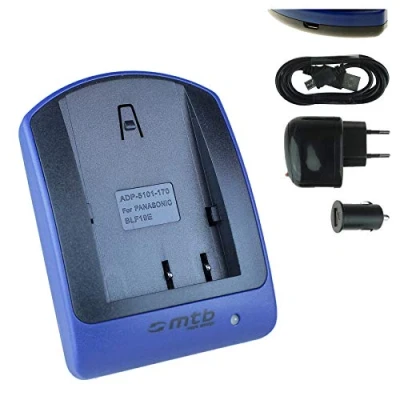 Abbildung von Ladegerät (USB, KFZ, Netz) für DMW BLF19, BLF19E, BP 61 / Panasonic Lumix G9 DC GH5S, GH5 DMC GH3, GH4 (R/A/U/H) Sigma sd Quattro H