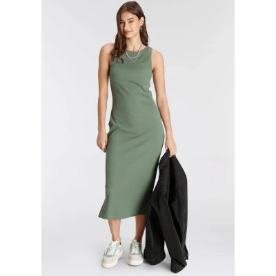 Abbildung von Laura Scott Midikleid, mit Rundhalsausschnitt