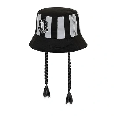 Abbildung von Wednesday Braid Bucket Kindermütze, Schwarz