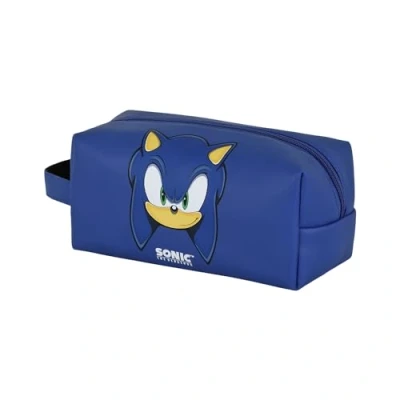 Abbildung von Sega Sonic Sight Brick Plus Reise Kosmetiktasche, Blau, 25 x 12 cm