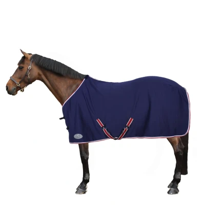 Abbildung von Harry&#039;s Horse Jersey Kühlteppich Marine Unterlänge: 165 cm &amp; Rückenlänge: 115