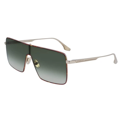 Abbildung von Victoria Beckham Damen VB238S 700 Sonnenbrillen Metall Gold Grün Quadratisch Normal