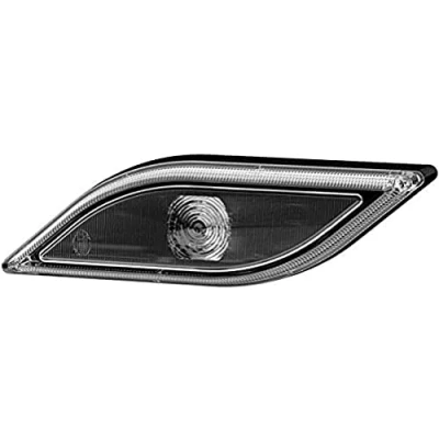 Abbildung von HELLA 2PF 013 324 051 Positionsleuchte Shapeline Style Small LED 12/24V geklebt/Anbau Lichtscheibenfarbe: grau Lichtfarbe: weiß Kabel: 250mm Stecker: AMP vorne links Menge: 1