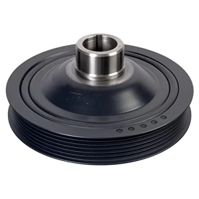 Abbildung von FEBI BILSTEIN 175569 Kurbelwellenriemenscheibe 6PK 158 5 für Kurbelwelle MERCEDES BENZ: C Klasse Limousine, T modell, E modell