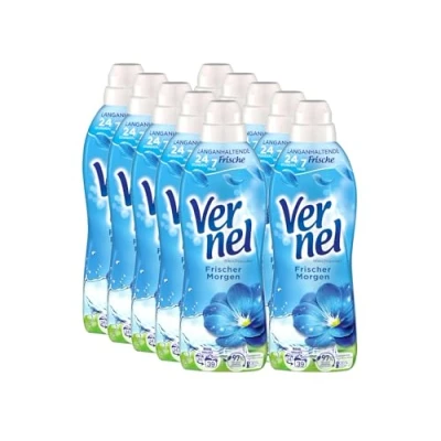 Abbildung von Vernel Frischer Morgen 10 x 39 WL (390 WL) Weichspüler (Vorratspack, [10 St. für 24/7 langanhaltende Frische)