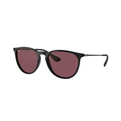 Abbildung von Ray Ban Unisex Rb4171 54 Sonnenbrille, Schwarz (Gestell: Schwarz, Gläser: Polarized Violett Verspiegelt 601/5Q), Large (Herstellergröße