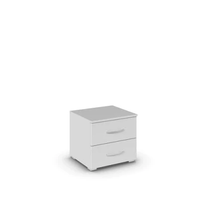 Abbildung von rauch Nachtkommode &quot;Pure by Aditio&quot;, im minimalistischem Design, 2 Schubladen mit Softclose Funktion