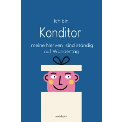 Abbildung von Geschenk Konditor Notizbuch: Notizbuch als für den besten A5 / liniert 120 Seiten Tagebuch Terminplaner Geschenkidee zum ... Mann Abschied Abschiedsgeschenk