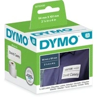 Abbildung von DYMO Original LW Große Versandetiketten/Namenetiketten Weiß (54 x 101 mm) 1 Rolle