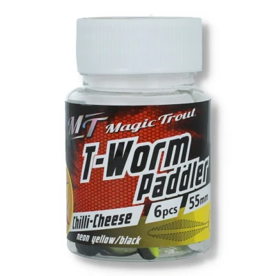 Abbildung von Quantum Magic Trout T Worm Paddler 2,2&quot; Chilli Cheese
