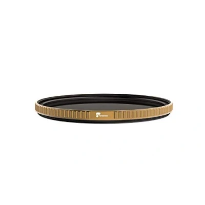 Abbildung von PolarPro Quartzline ND1000/PL 77 mm Neutraldichtefilter Cinema Serie Messingrahmen Kratzfeste / ölabweisende hydrophobe Beschichtung Polarisationsfilter
