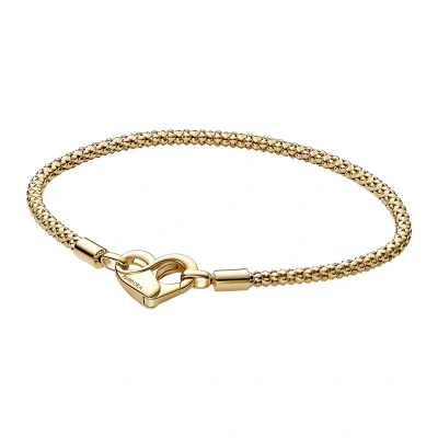 Abbildung von Pandora Studded Chain Armband, Damen, Größe: 19, Gold plated