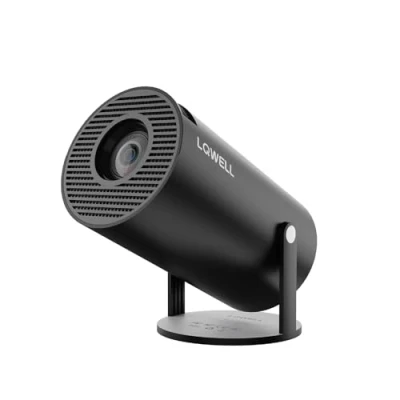 Abbildung von LQWELL Mini Projektor, unterstützt 5G WiFi, BT5.0 mit Android OS Beamer (8000 lm, Auto Trapezkorrektur, 220 Grad Winkel, 130 Zoll Display, 1280 x 720 px, für Phone/PC/Xbox, 4K Heimkino, hdmi, 2024 Upgrade)