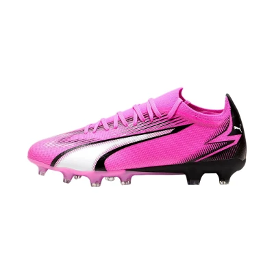 Abbildung von Puma Ultra Match FG/AG Fußballschuh Nocken, Herren, Größe: 39, Poison pink/white/black Schuhe