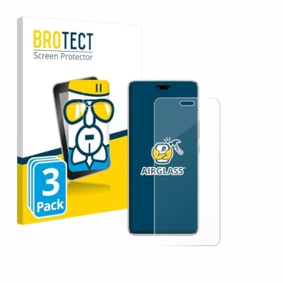 Abbildung von BROTECT Schutzglas für Huawei Nova 13 Pro (3 Stück) Schutzfolie Panzer Folie Glas [Extrem Kratzfest 9H, Anti Fingerprint, Ultra Transparent]