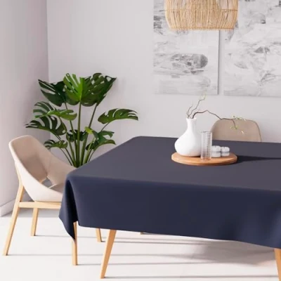 Abbildung von Soleil d&#039;ocre Alix Nappe, Polyester, Blau, 140 x cm